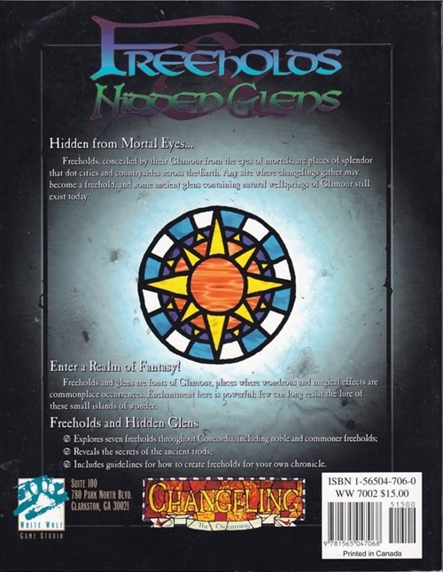 Changeling the Dreaming 1st edition - Freeholds and Hidden Glens - (B Grade) (Genbrug)